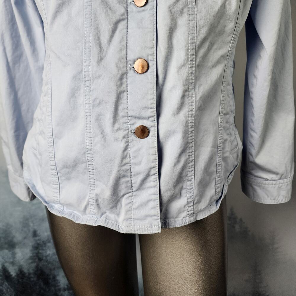 Pendleton Long Sleeve Button Up Light Blue Shirt | Women's Medium - Picture 3 of 15